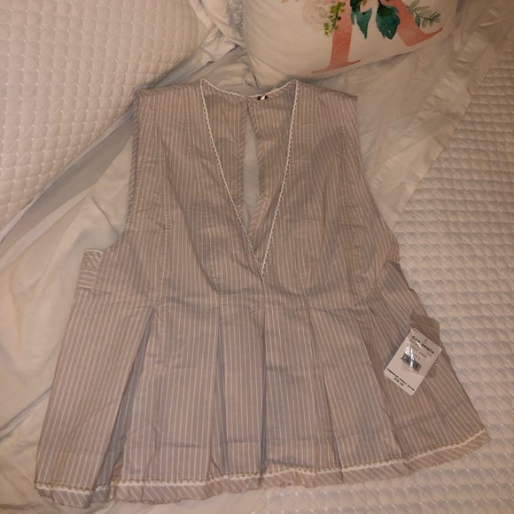 Free People Good Feels Stripe Sleeveless Top - Picture 5 of 7